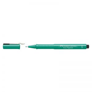 Cienkopis Faber-Castell Ecco Pigment, 0.5mm, zielony